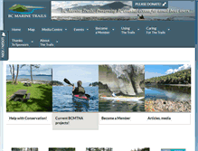 Tablet Screenshot of bcmarinetrails.org